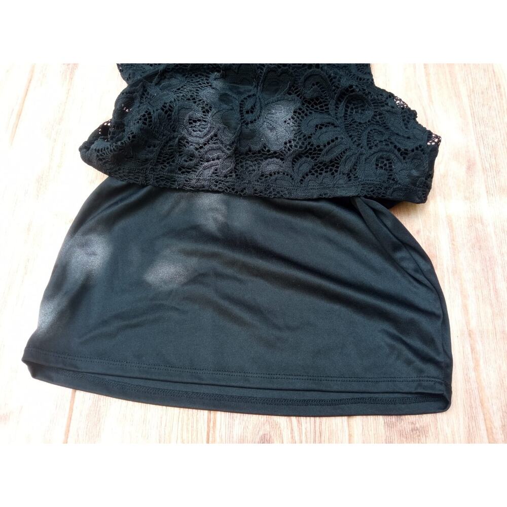 Ambiance Women's Dress Black Lace Semi-Formal Size Small - Picture 8 of 10